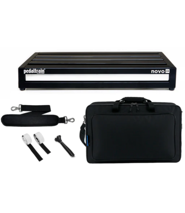 Pedaltrain Novo 24 Pedal Board with Deluxe MX Soft Case
