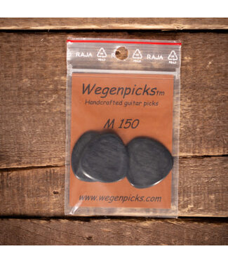 Wegen Wegen M150B 1.5mm Mandolin Picks, 3pk Black