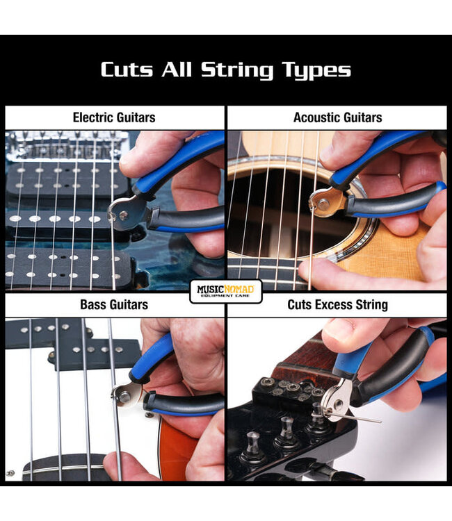 Music Nomad GRIP ONE - All in ONE String Winder, Cutter, Puller