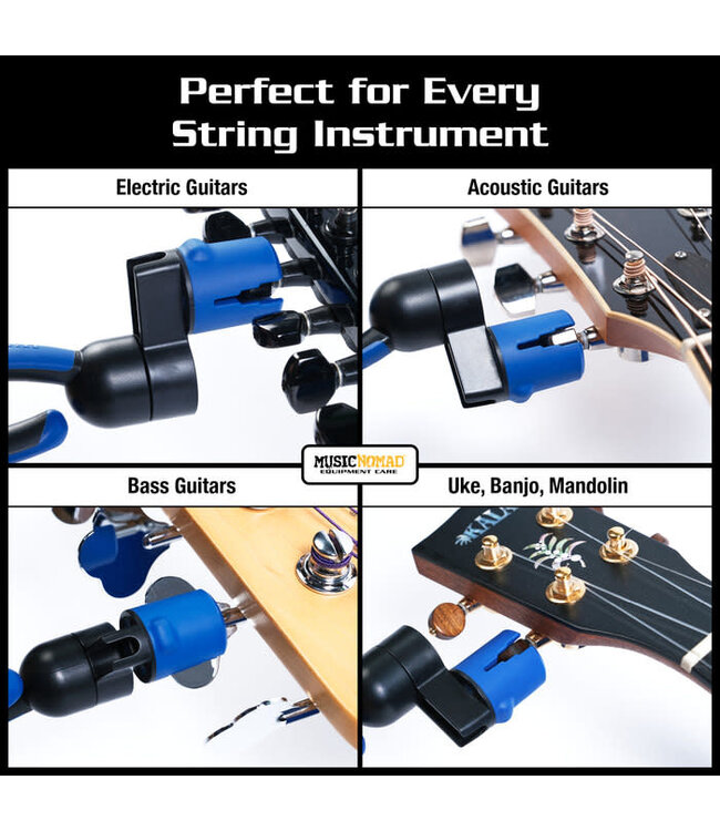 Music Nomad GRIP ONE - All in ONE String Winder, Cutter, Puller