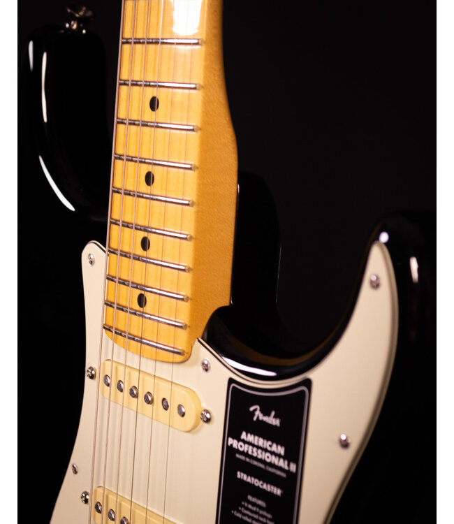 Fender American Professional II Stratocaster, Maple FB, Black