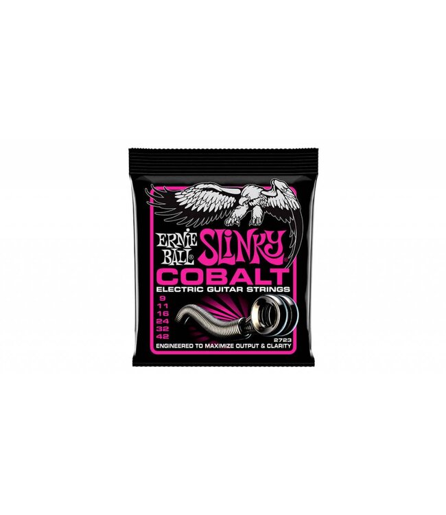 Ernie Ball 2723 Cobalt Super Slinky Electric String Set, 9-42