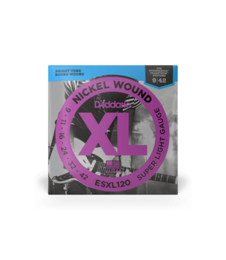 D'Addario D'Addario Super Light Double Ball End, XL Nickel Electric Guitar Strings 9-42
