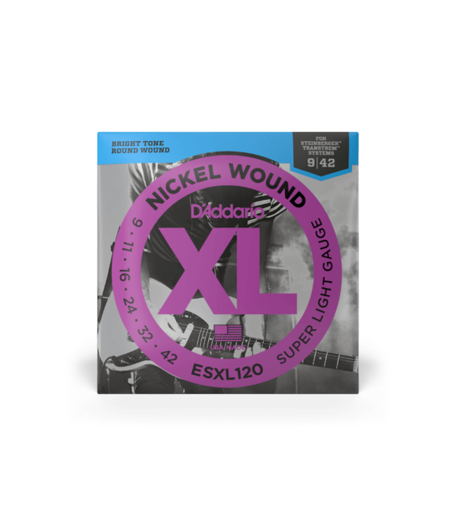 D'Addario Super Light Double Ball End, XL Nickel Electric Guitar Strings 9-42