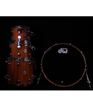 DW DW 4 Piece Collector's Series Maple Mahogany Shell Pack, Natural Gloss Lacquer
