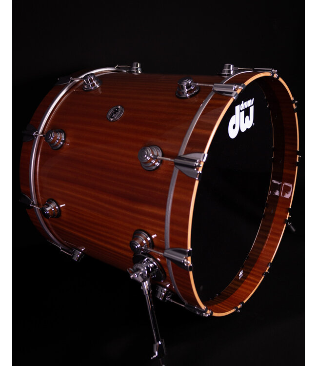 DW 4 Piece Collector's Series Maple Mahogany Shell Pack, Natural Gloss Lacquer
