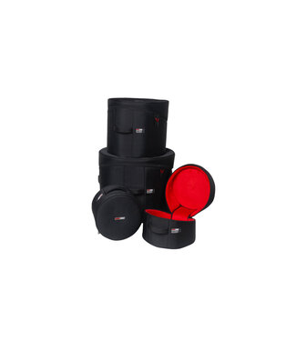 Gator Cases Gator ICON 4-Piece Rock Drum Set Bags; 22" x 18" BD, 10" x 8" TT, 12" x 9" TT, 16" x 16" FT