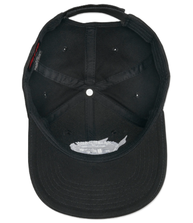 DW Baseball Hat Laurel Logo, Black