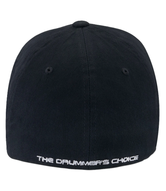 DW Logo FlexFit Baseball Hat, Black Sm/Md