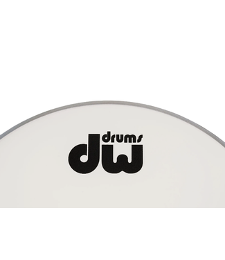 DW DW Bass Drum Logo Sticker, Black