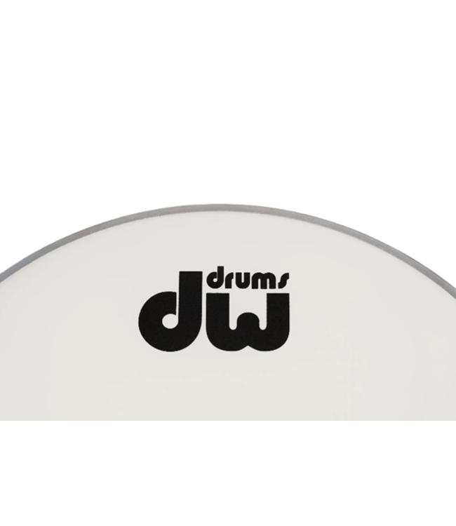 DW DW Bass Drum Logo Sticker, Black