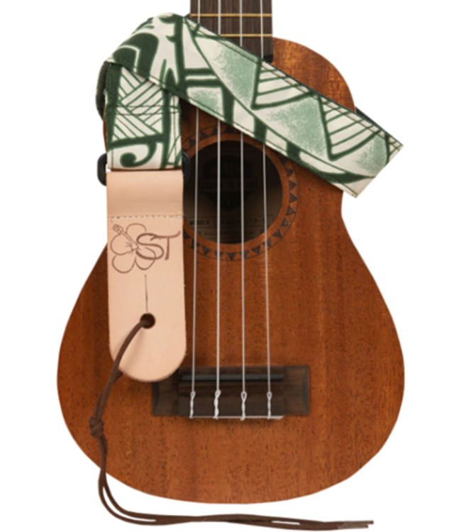 Kala Kala 1.5" Green Tapa Ukulele Strap
