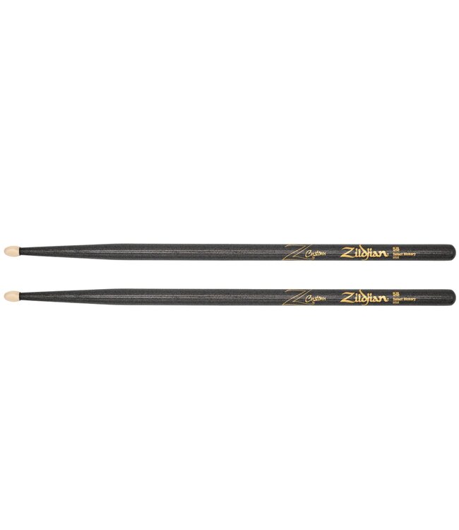 Zildjian Z Custom LE Drumsticks 5B Wood Tip Black Chroma