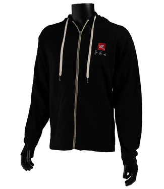 PRS PRS SE Full Zipper Black Hoodie, XL