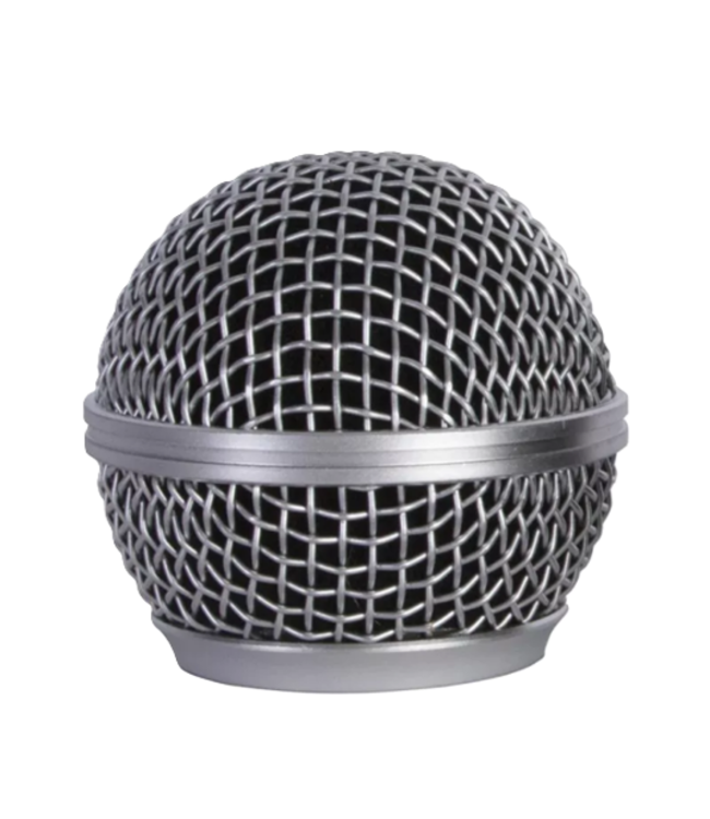 On-Stage SP-58 Steel Mesh Mic Grille- Steel Gray