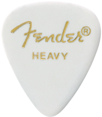 Fender Fender White Heavy Picks, 12pk