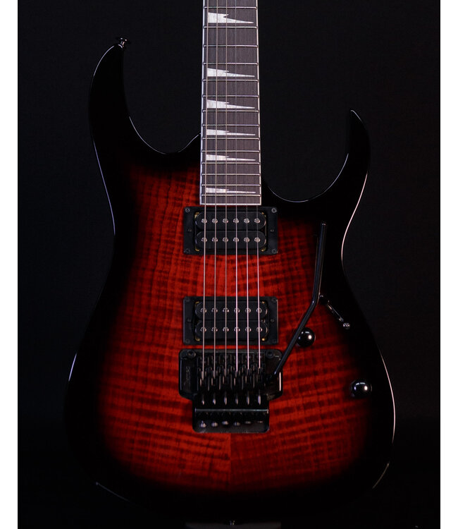 Ibanez Gio GRG320FA, Transparent Red Burst - Sims Music