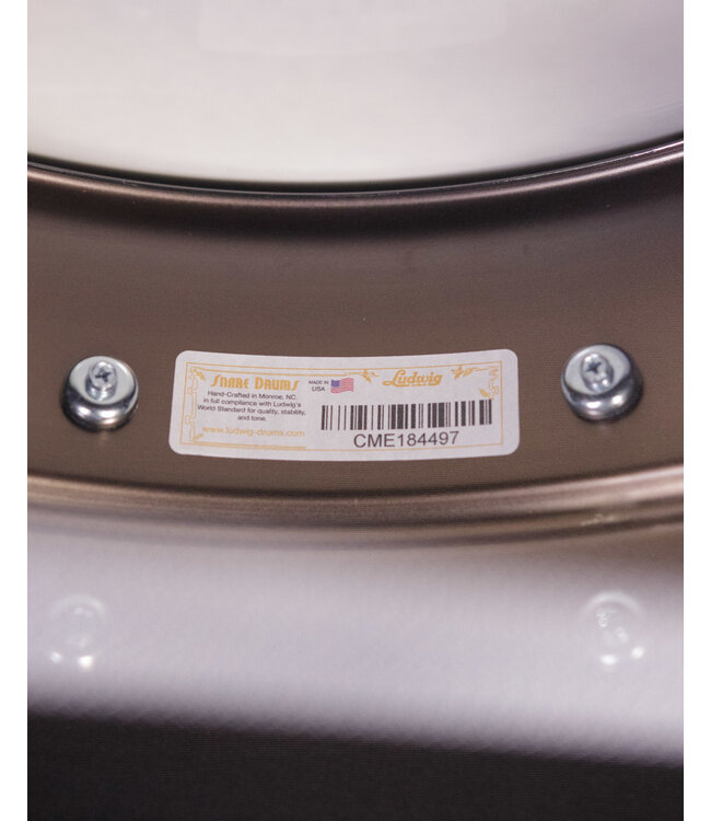 Ludwig 14" x 6.5" Black Beauty,  Smooth Shell with Imperial Lugs