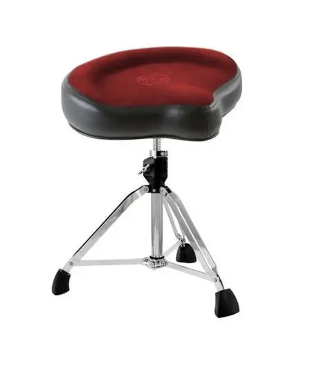 Roc-N-Soc Manual Spindle Original Seat Drum Throne, Red
