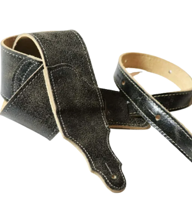 Franklin 2.5" Roadhouse Distressed Leather/Suede Strap, Slate