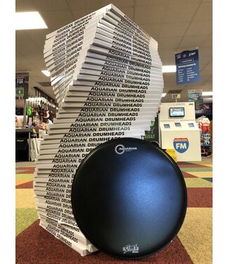 Aquarian Aquarian 13" Super 2 Texture Black Coated, Studio-X Ring