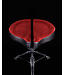 Ahead Spinal-G Drum Saddle, 3 Leg, Red Top / Black Sides