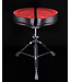 Ahead Spinal-G Drum Saddle, 3 Leg, Red Top / Black Sides