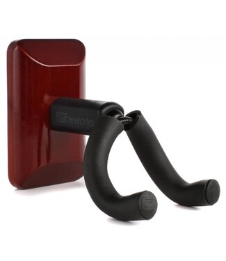 Gator Cases Gator Frameworks Wall Mount Ukulele/Mandolin Hanger - Cherry