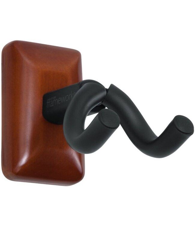 Gator Frameworks Wall Mount Ukulele/Mandolin Hanger - Mahogany