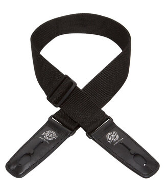 Lock-It Straps Lock-it Straps 2" Poly Guitar Strap, Black