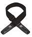 Lock-it Straps 2" Cotton Guitar Strap, Black
