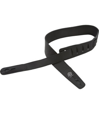 Lock-It Straps Lock-it Straps 2.75" Plush Leather Guitar Strap, Black