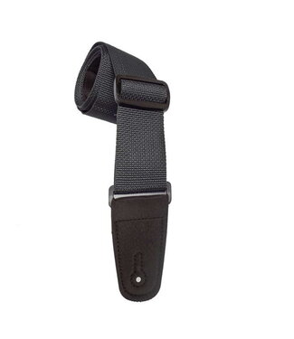 Henry Heller Henry Heller 2" PolyPro Vegan Guitar Strap, Black