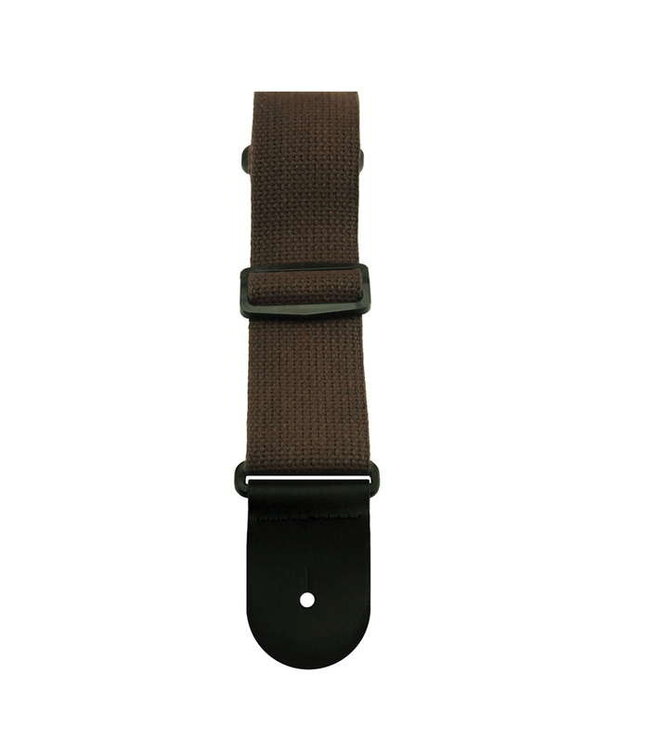 Henry Heller 2" Cotton Guitar Strap, Brown