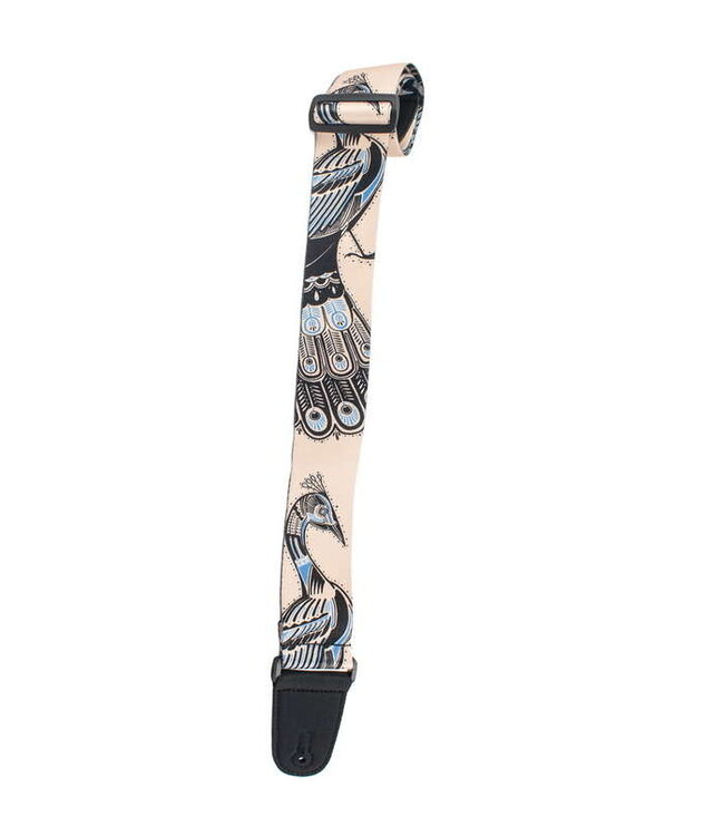 Henry Heller 2" Artist Sublimation Guitar Strap, Peacock