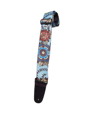 Henry Heller Henry Heller 2" Artist Sublimation Guitar Strap, Mandala Flower