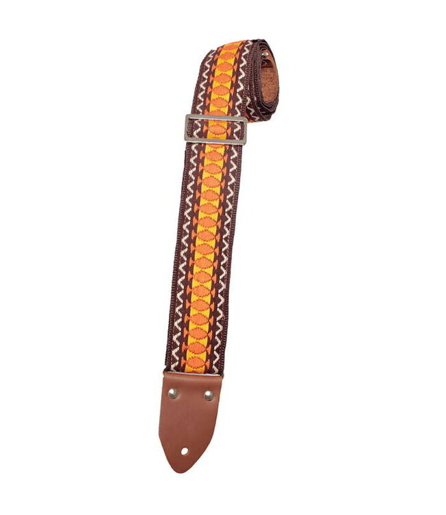Henry Heller 2" Vintage Deluxe Jaquard Guitar Strap,