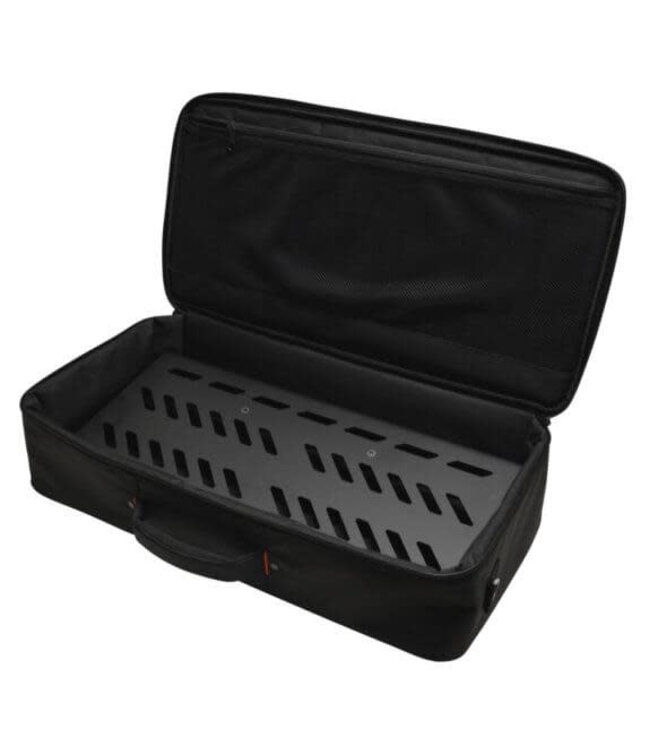 Gator Black Aluminum Pedal Board, Large with Carry Bag
