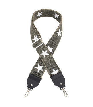 Henry Heller Henry Heller 2" Cotton Banjo Strap, Stars