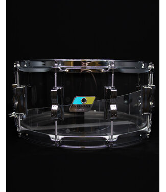 Ludwig Ludwig Vistalite V50 6.5" x 14" Snare, Smoke/Clear