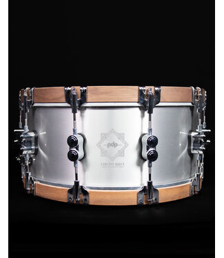 PDP PDP 14" x 6.5" Concept Select 3mm Aluminum/Walnut Wood Hoops Snare Drum