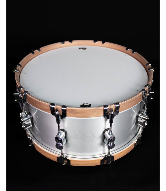 PDP 14" x 6.5" Concept Select 3mm Aluminum/Walnut Wood Hoops Snare Drum