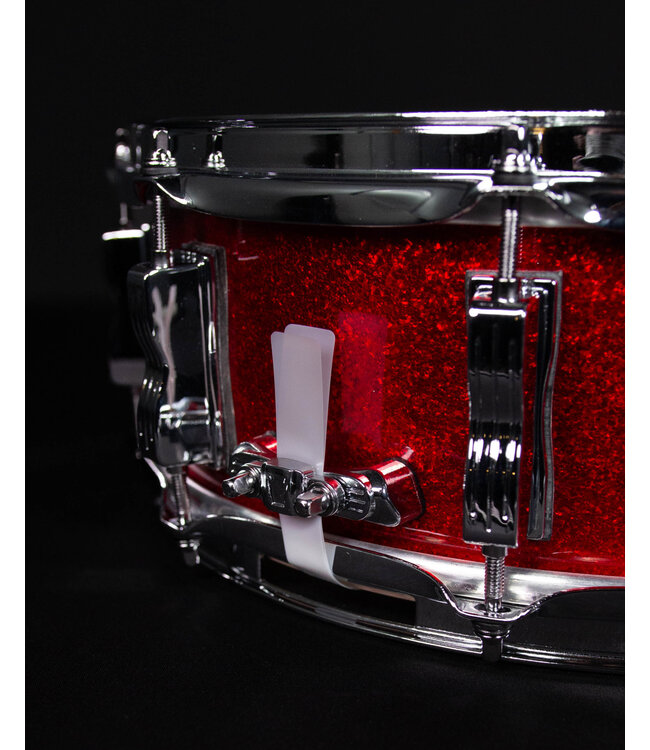 Ludwig 5" x 14" Classic Maple Snare Drum, Red Sparkle