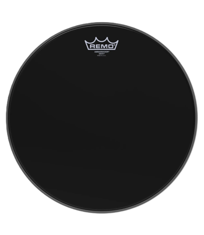 Remo 22" Ebony Ambassador Bass Drum Head