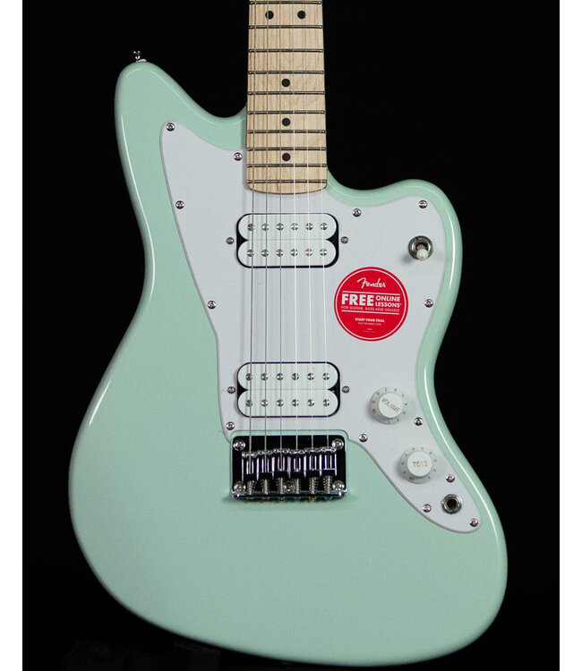 Squier Mini Jazzmaster HH, Maple FB, Surf Green