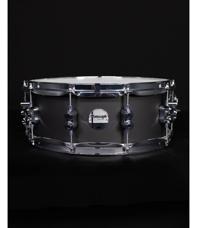 PDP 14" x 5.5" Concept Maple Snare Drum, Satin Black