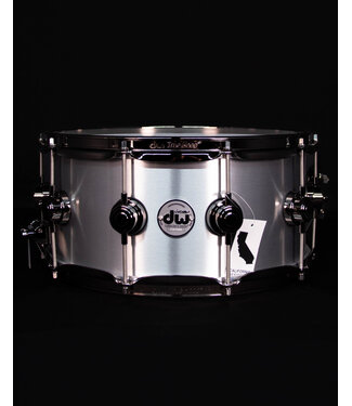 Drum Workshop DW 14” x 6.5” 1mm Aluminum Snare, Black Hardware