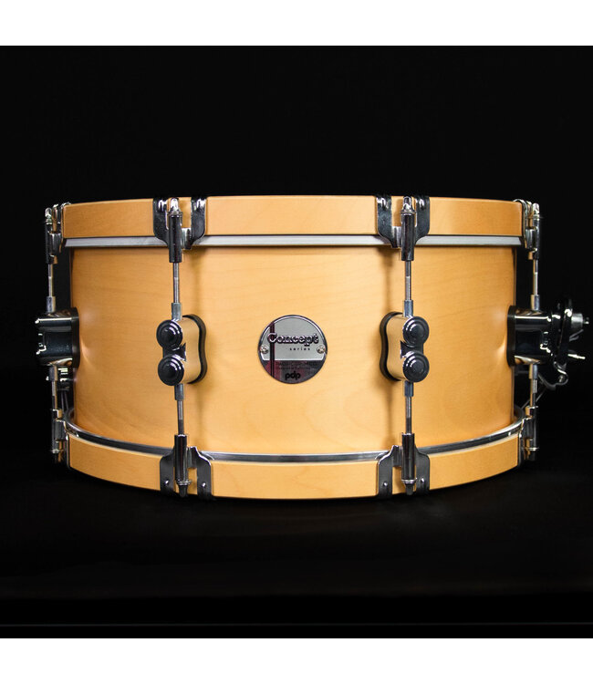 PDP 14" x 6.5" Classic Wood Hoop Snare Drum, Natural