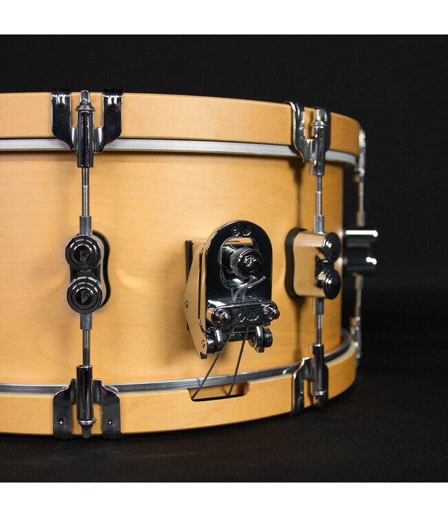 PDP 14" x 6.5" Classic Wood Hoop Snare Drum, Natural