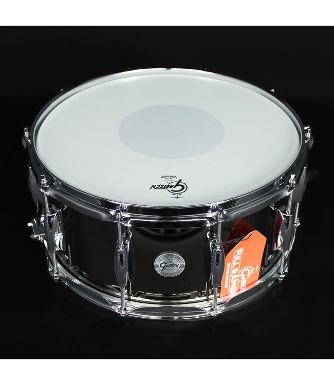 Gretsch Full Range 14" x 6.5" Black Nickel Over Steel Snare Drum